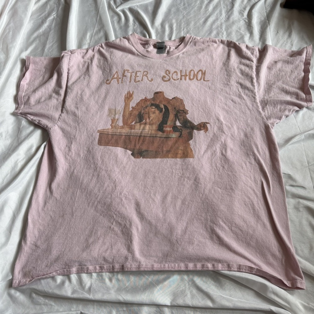 Melanie Martinez Pink After School Graphic T Shirt‎ Heavy Cotton